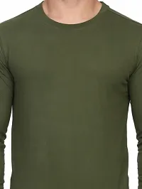 Round Neck Full Sleeves Plain T-Shirt-thumb2