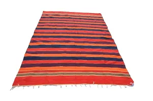 Solapuri Cotton Carpet Galicha Rug Dari Satranji Multicolour 86 inch x 55 inch-thumb1