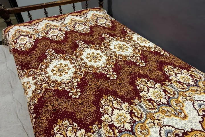 Multicoloured Solapur Chaddar Cotton Single Blanket