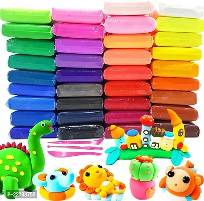 Colors Air Dry Clay For Kids Diy Ultra Light Modelling Bouncing Clay With Tools For Kids 12 Different Color Clay