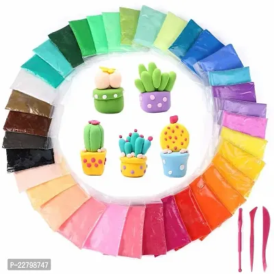 Pack Of 12 Diy Ultra Light Modelling Bouncing Clay With Tools For Kids Pack Of 12