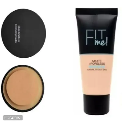 face compact with fit me foundation combo pack