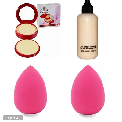 ads compact , foundation with puff 2 multicolor