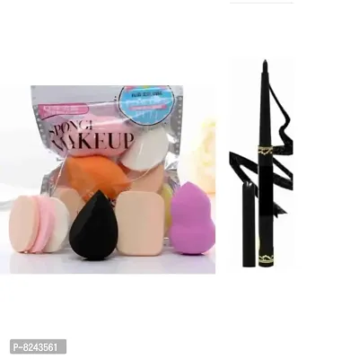 makeup puff family pack with ads eyeliner black multicolor