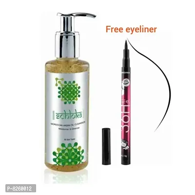 modicare cleanser 200ml with 36h eyeliner black free