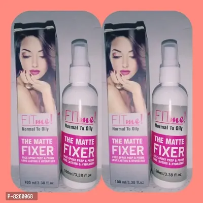 the matte fixer pack of  2 fixer spray