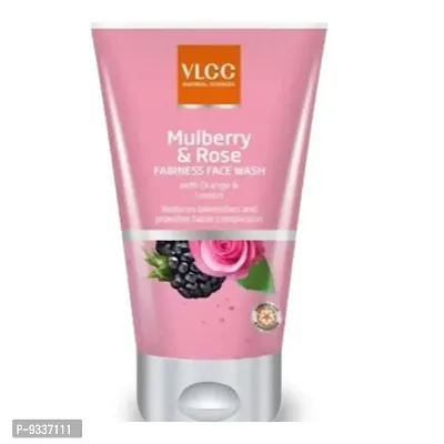 VLCC mulberry  rose fairness face wash pack of 1-thumb0