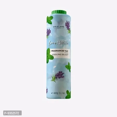 Oriflame Love Nature Fragranced Talc Cooling Delight  (400 g)-thumb0