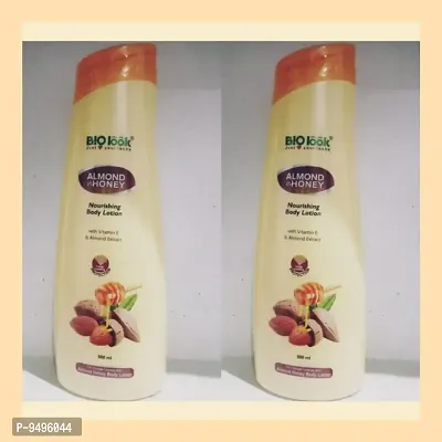 biolook almond  honey with vitamin e lotion combo pack each 500ml pack of 2