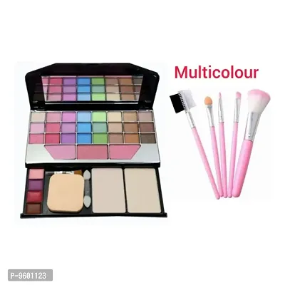 TYA makeup kit eyeshadow 6155 with mini makeup brush set of 5 multicolor makeup combo