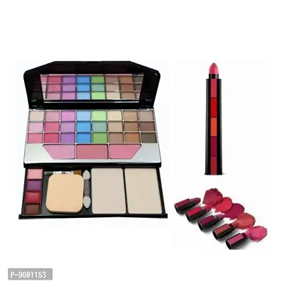 TYA makeup kit eyeshadow 6155 with 5 in1 lipstick multicolor makeup combo