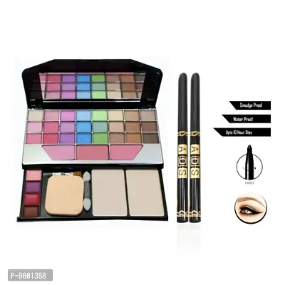 TYA makeup kit eyeshadow 6155 with ads eyeliner black 2 pc makeup combo