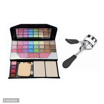 TYA makeup kit eyeshadow 6155 makeup kit  with eye curler makeup combo-thumb0