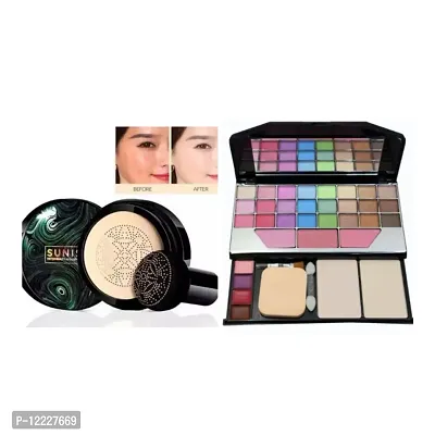sunisha cc c ream foundation with tya kit 6155 multicolor face makeup kit