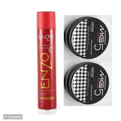 Enzo hair sprey with mg5 hair gel pack of 2