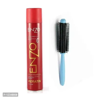 Enzo hair sprey with hair comb roller multicolor