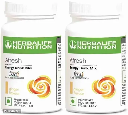 Herbalife afresh energy drink ginger flavoured combo pack of 2-thumb0