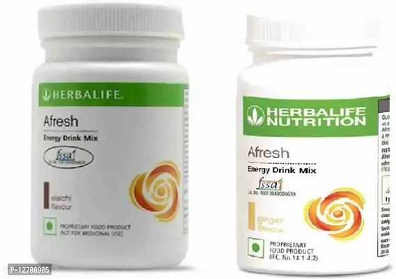 herbalife afresh energy drink ginger flavour with elaichi flavour combo pack