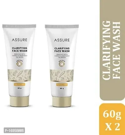 Assure clarifying face wash pack of 2 each 60 gm