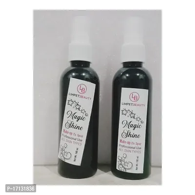 Makeup fix spray professional use spray fixer pack of 2 each 100 ml