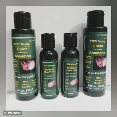 onion hair growth shampoo 2 , with onion hair oil 2 combo pack