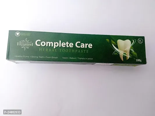 Complete care herbal toothpaste neem , babool , triphala flavour toothpaste 100gm-thumb0