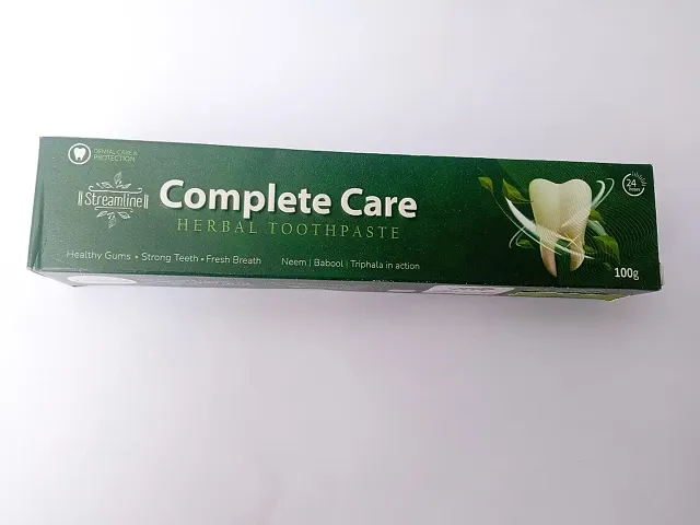Complete care herbal toothpaste neem , babool , triphala flavour toothpaste 100gm