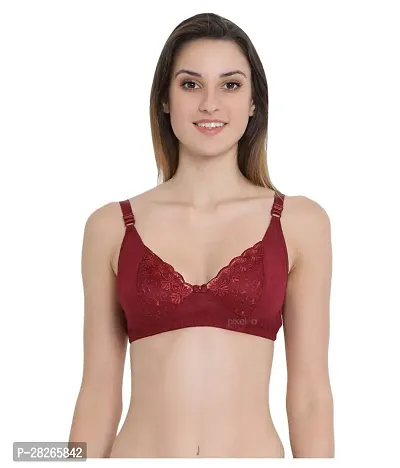 Net Non Padded Bras for Women - Pack of 3-thumb3