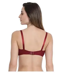 Net Non Padded Bras for Women - Pack of 3-thumb2