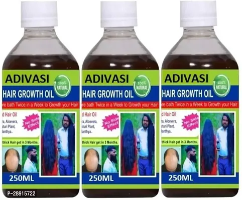 Classic Adivasi Neelambari Ayurvedic Hair Care Made By Pure Ayurvedic Herbs Hair Oil 750 Ml Pack Of 3-thumb0