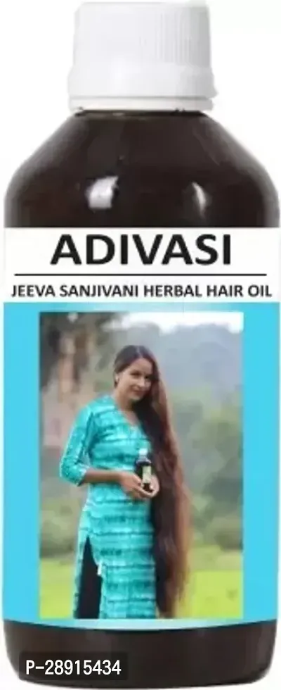 Classic Adivasi Jeeva Herbal Hair Oil For Menandwoman250Ml Hair Oil-thumb0