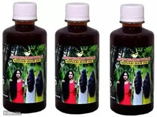 Classic Adivasi Medicine All Type Of Hair Problem Herbal Growth Hair Oil 600Ml Pack Of 3-thumb0