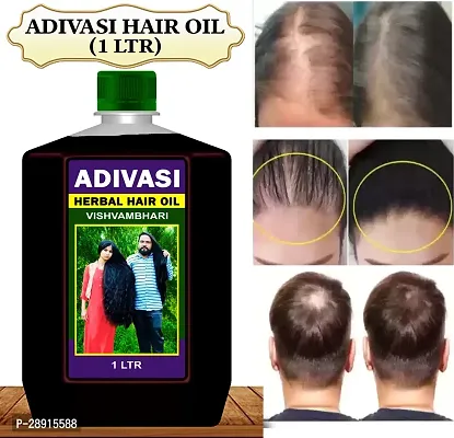 Classic Adivasi Hair Growth Oil For Healthy Hair , Hair Care Oil Hair Oil 1 L-thumb0