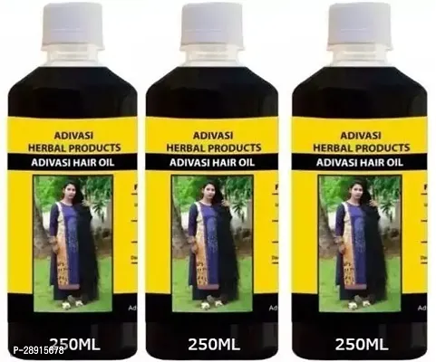 Classic Adivasi Neem Hair Growth Oil 250Ml Pack Of 3 Hair Oil 750 Ml Pack Of 3-thumb0