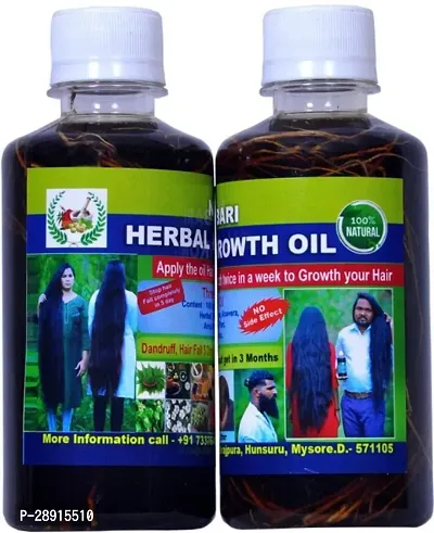 Classic Adivasi Neelambari Ayurvedic Herbal Anti Hair Fall/Anti Dandruff And Hair Growth Hair Oil 500 Ml Pack Of 2-thumb0