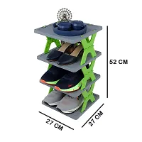 4 Layer Foldable Multitasking Shoe Rack-thumb3