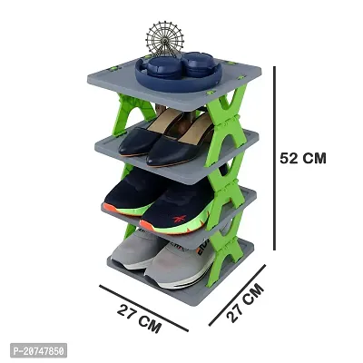 4 Layer Foldable Multitasking Shoe Rack-thumb4