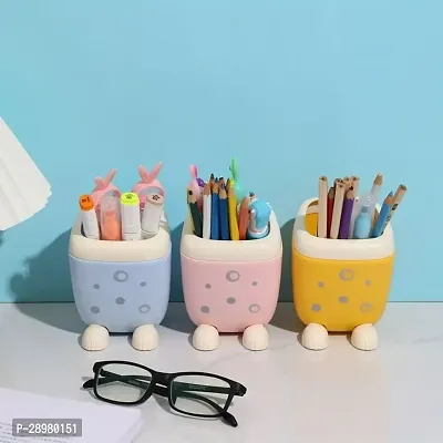 Cute Leopard Pen Holder Stationery Organizer Student Desktop Storage Box for Large stationery Finishing Pen Holder Desk Organizer Desk Accessories-thumb5