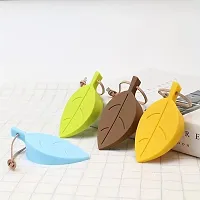 4 Pcs Silicone Leaf Shape Home Office Door Stop Stoppers-thumb4