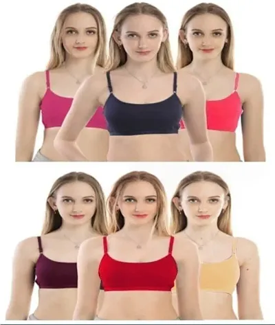 Stylish Fancy Solid Bras For Women Pack Of