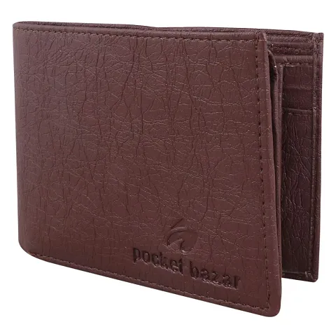 Stylish Artificial Leather Solid Wallet For Men