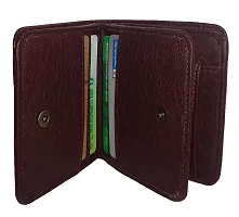 Pocket bazar Leather Wallet Men || Leather Wallet for Boys || Card Holder || 6 Card Slots || Purses || Money Wallet || Multicolor (Brown-02)-thumb2