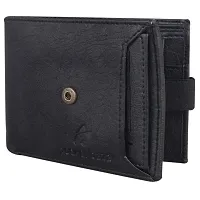 pocket bazar Men Purses || Casual || Artificial || Leather Wallet || 7 Card Slots || Wallet for Men (Black-03)-thumb3