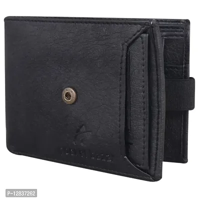 pocket bazar Men Purses || Casual || Artificial || Leather Wallet || 7 Card Slots || Wallet for Men (Black-03)-thumb4