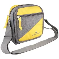 pocket bazar Sling Cross Body Travel Office Business Messenger One Side Shoulder Bag for Men Women (Yellow)-thumb4