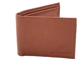 pocket bazar Men's wallet Tan color Artificial leather-thumb4