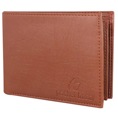 Stylish Artificial Leather Solid Wallet For Men