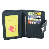 pocket bazar Men's Wallet Green Artificial Leather Wallet (10 Card Slots)-thumb2