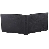 Pocket Bazar Men Casual Artificial Leather Wallet (Black)-thumb2