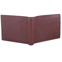 Pocket Bazar Men Casual Artificial Leather Wallet (Brown)-thumb3